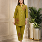 Olive Bloom Embroidered Co-ord Set