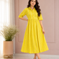 Sunshine Stripe Flowy Midi Dress