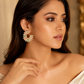 Multicolor Pastel Bloom Statement Earrings for Women