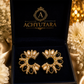 Midnight Royale Statement Earrings Black for Women