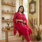 Vibrant Pink Bandhani Printed 3-Piece Kurta Set with Dupatta