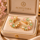 Multicolor Pastel Bloom Statement Earrings for Women