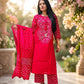 Vibrant Pink Bandhani Printed 3-Piece Kurta Set with Dupatta