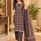 Women’s Black Floral Printed 3 Piece Kurta Set