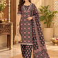 Women’s Black Floral Printed 3 Piece Kurta Set