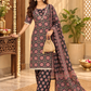 Women’s Black Floral Printed 3 Piece Kurta Set