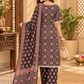 Women’s Black Floral Printed 3 Piece Kurta Set