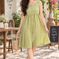 Elegant White Cotton Sleeveless Button-Down Maxi Dress