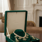 Green Kundan Polki Monalisa Choker Necklace Set with Earrings