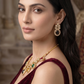 Royal Multicolor Stone Choker Necklace Set