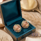 Mehandi Plated Dublet Carry Stone Designer Stud Earrings