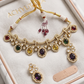Royal Multicolor Stone Choker Necklace Set