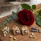 Traditional Gold-Plated Kundan Stone Stud Earrings