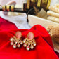 Baby Pink Kundan Drop Earrings for Women - Achyutara