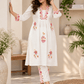 Bright Blossom Embroidered Co-ord Set - Achyutara