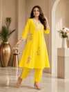 Bright Blossom Embroidered Co-ord Set - Achyutara