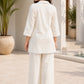 Elegant Button-Down Tunic & Straight Pants Co-ord Set for Women - Achyutara
