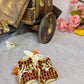 Elegant Gold Plated Red Stone Stud Earrings for Women - Achyutara