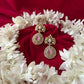 Elegant Pink Teardrop Kundan Statement Earrings for Women - Achyutara