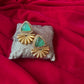 Emerald Green Dublet Statement Stud Earrings for Women - Achyutara