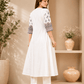 Ivory Charm Embroidered Kurta Set - Achyutara