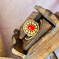 Luxury Gold Plated Doublet Stone Statement Ring for Women - Achyutara