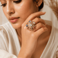 Luxury Navratna Style Statement Ring for Women - Achyutara