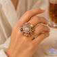 Luxury Navratna Style Statement Ring for Women - Achyutara