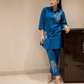 Midnight Bloom Embroidered Co-Ord Set - Achyutara