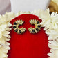 Midnight Royale Statement Earrings Black for Women - Achyutara
