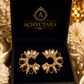 Midnight Royale Statement Earrings Black for Women - Achyutara
