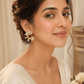 Midnight Royale Statement Earrings Black for Women - Achyutara