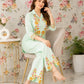 Mint Bloom Embroidered Co-ord Set - Achyutara