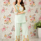 Mint Bloom Embroidered Co-ord Set - Achyutara