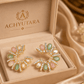 Multicolor Pastel Bloom Statement Earrings for Women - Achyutara