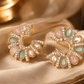 Multicolor Pastel Bloom Statement Earrings for Women - Achyutara