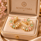 Multicolor Pastel Bloom Statement Earrings for Women - Achyutara