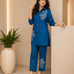 Olive Bloom Embroidered Co-ord Set - Achyutara