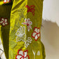 Olive Green Floral Embroidered 3-Piece Ethnic Suit Set - Achyutara