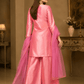 Rosé Glow Embroidered Kurta Palazzo Set - Achyutara