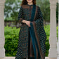 Royal Blue Embroidered Kurta Set - Achyutara
