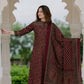 Royal Blue Embroidered Kurta Set - Achyutara