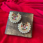 Royal Pearl Kundan Chandbali Earrings for Women - Achyutara
