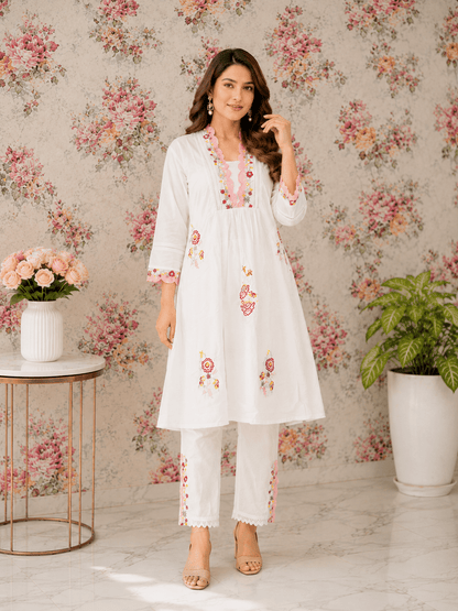 Soft Rose Floral Co-ord Set