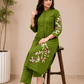 Sunshine Bloom Embroidered Kurta Set - Achyutara