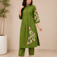 Sunshine Bloom Embroidered Kurta Set - Achyutara