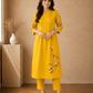 Sunshine Bloom Embroidered Kurta Set - Achyutara