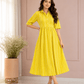 Sunshine Stripe Flowy Midi Dress - Achyutara